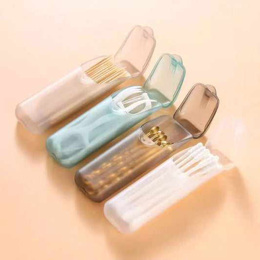 Ultra-Small Storage Box, Dental Floss Box, Portable Small Medicine Box, Mini Toothpick Storage Box, Portable Ear Pick and Cotton Swab Box - image 2