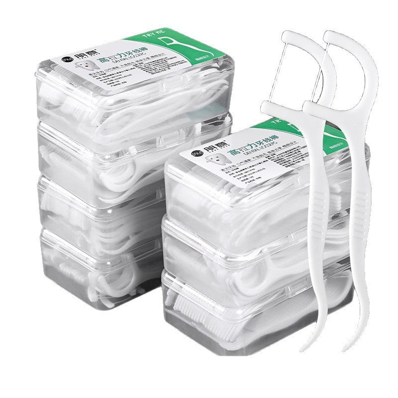 Ultra-Fine Dental Floss, High-Strength Polymer, Smooth Floss Sticks, Disposable Dental Floss, Portable Floss Box, Floss Picks for Teeth Cleaning - image 5