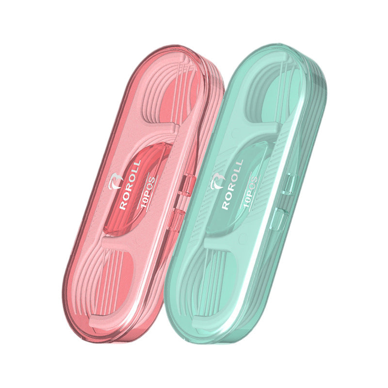 High-Quality Dental Floss Portable Box, Portable Floss Storage Box, Mini Portable Box, 10-Pack Toothpick Box - image 5