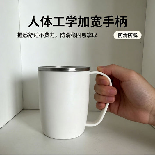 Double-Layer Stainless Steel Coffee Cup, Portable Wash Cup, Toothbrush Cup, Toothbrush Holder, Children's Simple Mouthwash Cup - image 2