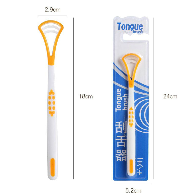 Tongue scraper, tongue brush, bad breath remover, portable tongue cleaner, silicone tongue scraper - image 5