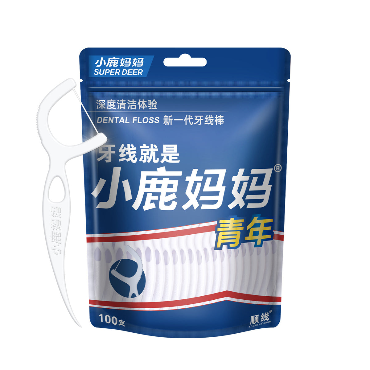 Little Deer Mommy Dental Floss Sticks Portable Dental Floss Box Toothpick Floss Custom Bag Wholesale Manufacturer - image 5