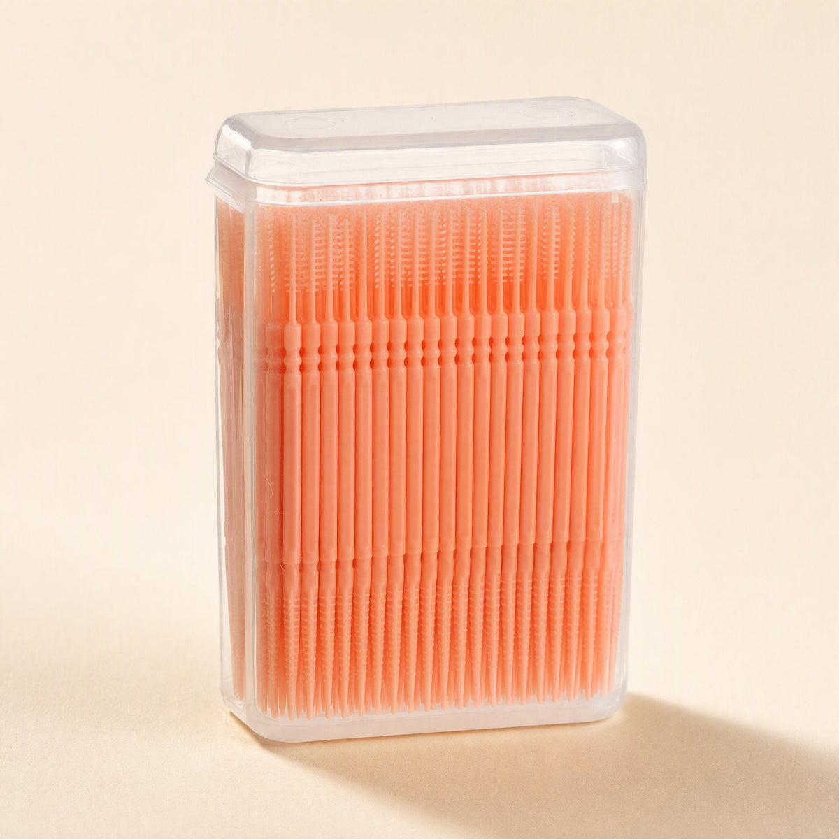 Box of 200 double-ended plastic interdental toothpicks, each 7.5 cm long - view 5