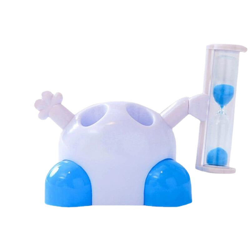 Cartoon hourglass toothbrush holder bathroom toothbrush holder children's brushing timer timing 3 minutes time creative ornaments - image 5