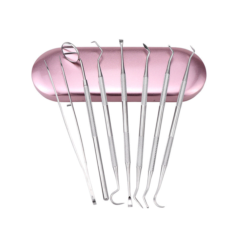 Dentist Tools Oral Care Set Stainless Steel Dental Utensils Tartar Remover Dentistry Professional - image 5