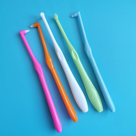 Hot Selling Orthodontic Toothbrush Single Bundle Brush Small Pointed Toothbrush Tooth Correction Braces Soft Bristles Cleaning Gap Brush - image 2
