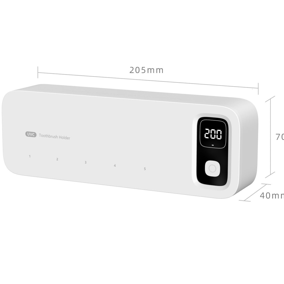 Toothbrush Sterilizer Uv Disinfection Box Sterilization Automatic Drying Electric Bathroom Storage Rack Wall Hanging Without Punching - image 5