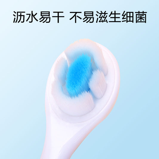 Toothbrush soft hair cute children's ten thousand hair toothbrush whole box silicone handle tooth guard cleaning baby soft bristles wholesale - image 2