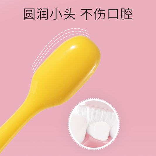 Xiujie Children's Soft Hair Toothbrush Baby Cartoon Small Dinosaur Fat Handle 2 Pack Big Belly Cartoon Manufacturers - image 2