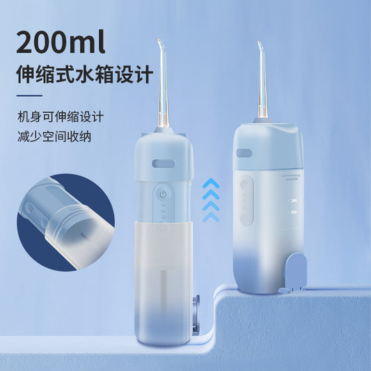 Source Retractable Smart Electric Tooth Rinser Portable Water Flosser Household Oral Tooth Cleaning Toothbrush Wholesale - image 2