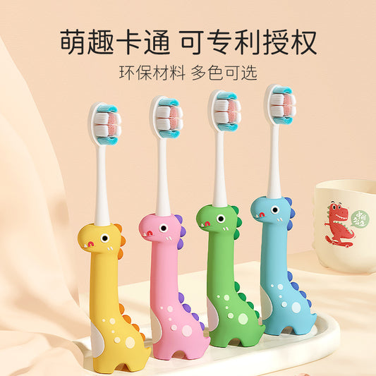 Manufacturer Wholesale Card Children's Toothbrush Soft Bristles Advanced Toothbrush Ten Thousand Hairs Small Head Toothbrush Individually Packaged - image 2