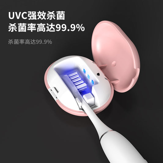 Cross-border portable mini toothbrush sterilizer household travel toothbrush UV sterilization toothbrush box factory direct sales - image 2