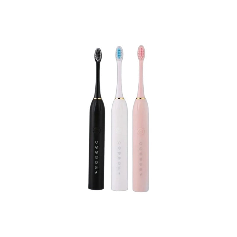 Cross-Border Smart Soft-Bristle Electric Toothbrush Couple Model Adult Model Rechargeable Soft-Bristle Brush Head Wholesale in Stock - image 5
