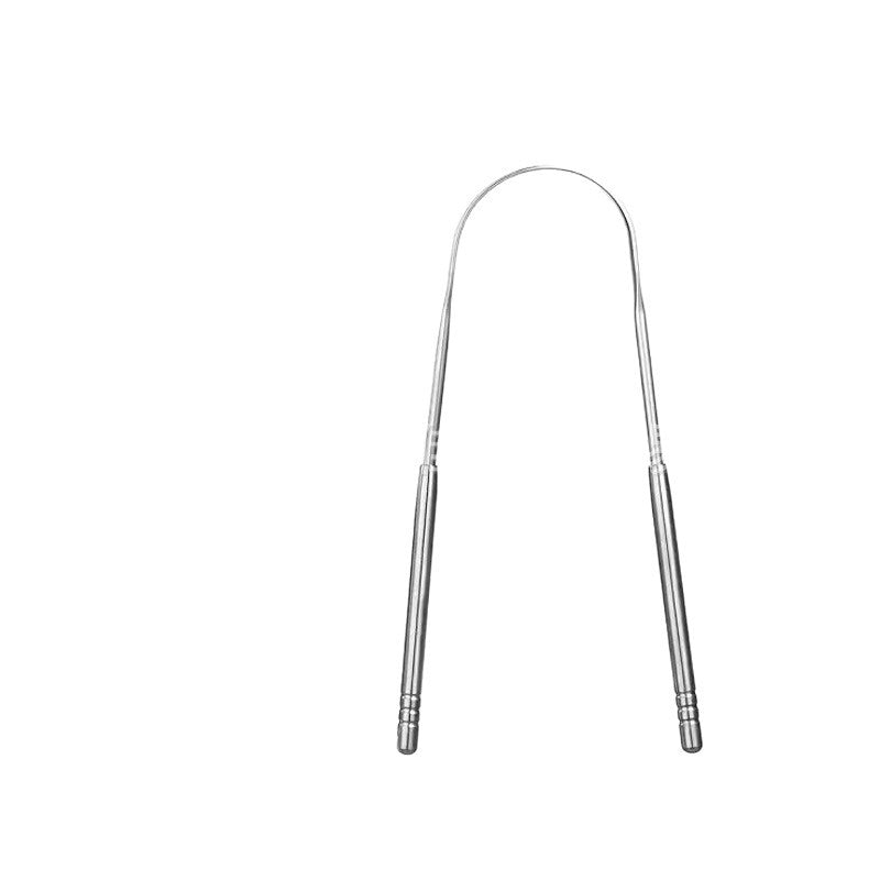 Factory in stock U-shaped cleaning oral tool tongue coating cleaner stainless steel tongue scraper tongue cleaning - image 5