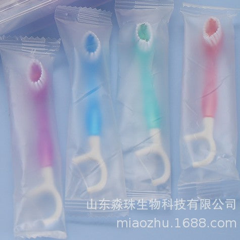 Explosive Bead Toothbrush Disposable Mini Fresh Breath Portable Multifunctional Independent Household Adult Toothbrush Bag Packaging - image 2