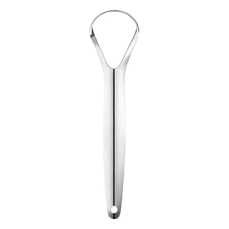 Stainless steel tongue scraper adult halitosis scraping brush U-shaped scraping cleaning oral tongue cleaner wholesale - image 5