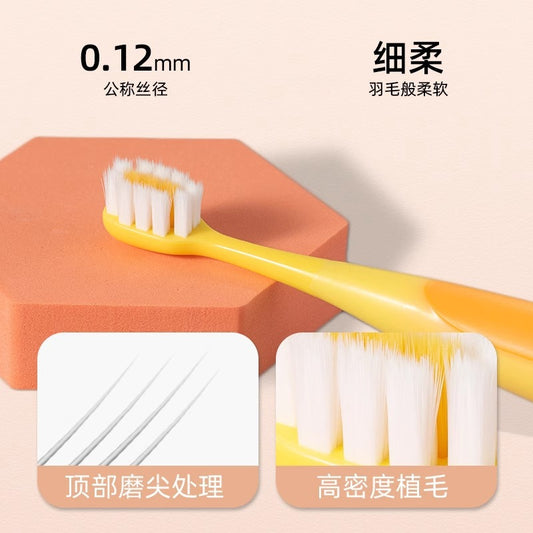 Children's Toothbrush Ten Thousand Hair Soft Hair Toothbrush for 2-12 Years Old Baby Cute Cartoon Dinosaur Design Cleaning Gum Protection - image 2