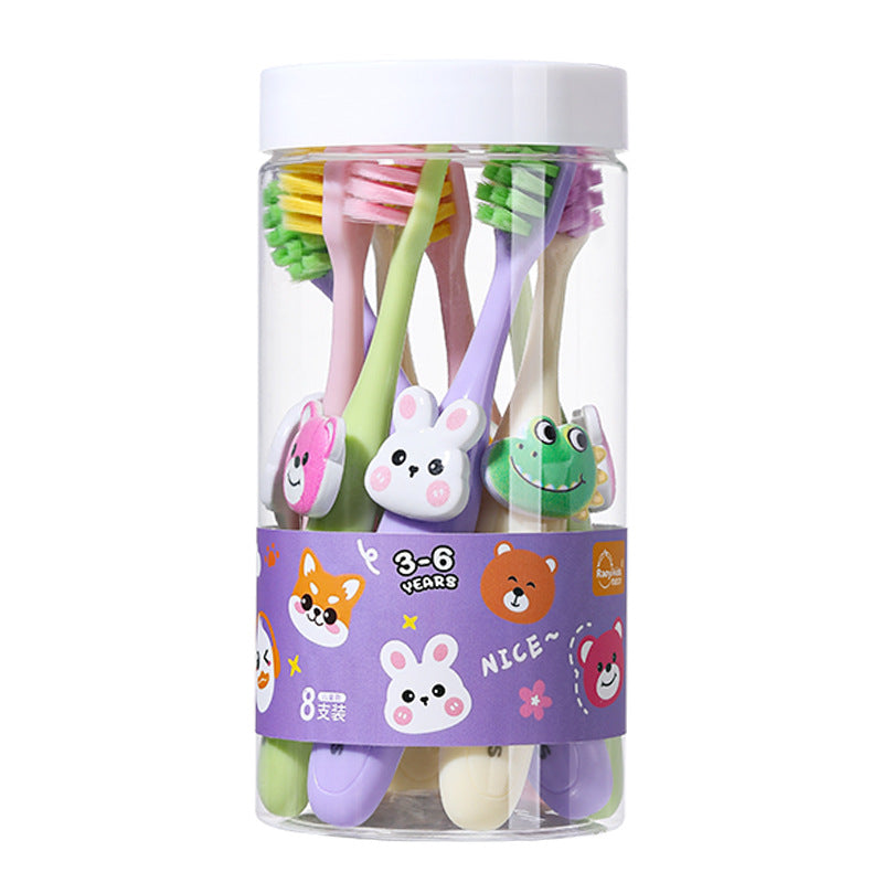 Zoo children's toothbrush 8 Pack 3-6 years old baby household cleaning gingival soft hair high-grade toothbrush factory wholesale - image 5