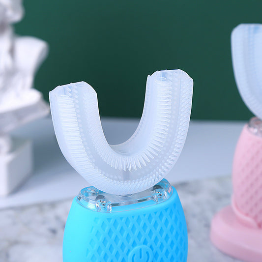 Cross-Border U-Shaped Electric Toothbrush, Fully Automatic Waterproof Oral Cleaning, Whole Body Washable Oral Ultrasonic Tooth Cleaner - image 2