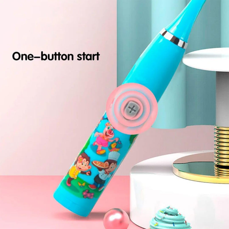 Children Sonic Electric Toothbrush Ipx6 Waterproof Colorful