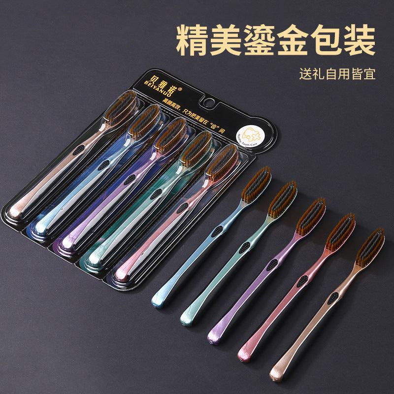Innovative and Efficient Large-Head Cleaning Toothbrush with Long Brush Head, Soft Bristles, High-End Fine Filaments, Lazy Person's Extended Toothbrush, Family Pack Wholesale - image 2