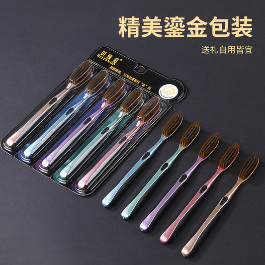 Innovative and Efficient Large-Head Cleaning Toothbrush with Long Brush Head, Soft Bristles, High-End Fine Filaments, Lazy Person's Extended Toothbrush, Family Pack Wholesale - image 2
