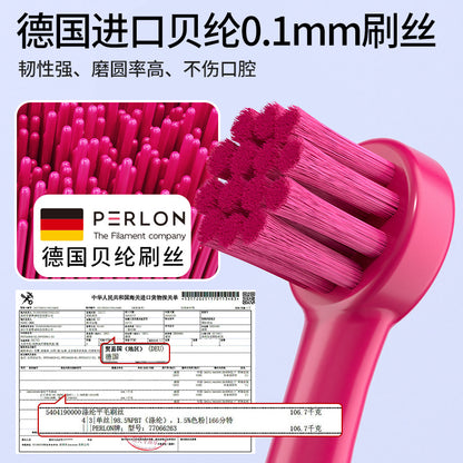 German Orthodontic Toothbrush with Soft Bristles and Small Head for Cleaning Wisdom Teeth Grooves and Gaps, in Stock from the Manufacturer - image 2