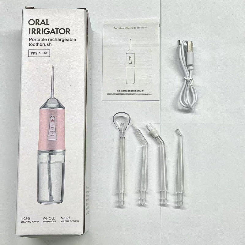 Cross-Border Electric Portable Dental Irrigator, Tooth Cleaner, Oral Irrigator, Home Use Smart Device, Amazon - image 1