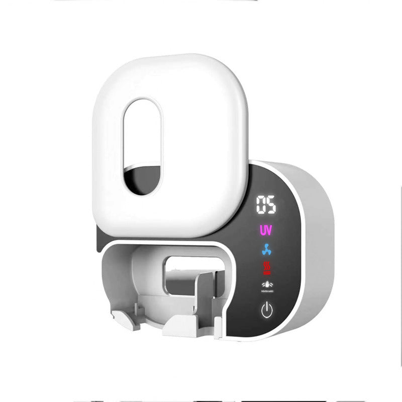 2026 New Model Smart Sensor Opening and Closing Toothbrush Sterilization Box, Dual Mini Portable Uvc Drying Toothbrush Sterilizer - image 5