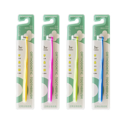 Adult Orthodontic Pointed Single-Bristle Toothbrush for Teeth Correction, Braces, Interdental Brush for Men and Women, Oral Cleaning Interdental Brush - image 5