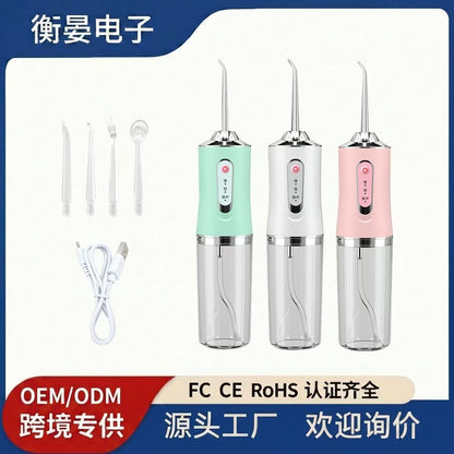 Cross-Border Electric Dental Flosser, Portable Household Water Flosser, Dental Cleaning Machine, Oral Irrigator, Dental Cleaning Device - image 1
