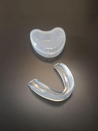 Transparent Anti-Grinding Mouth Guard for Night Use, Anti-Snoring Mouthpiece, Sports Protective Gear, Snoring and Teeth Grinding Protection Mouth Guard - image 1