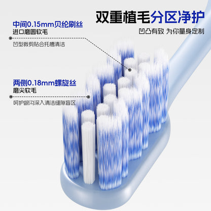 Mixuan Vvv Type Orthodontic Toothbrush with Soft Bristles, High-Grade German Bristles, Specialized for Correcting Teeth, Braces, and Interdental Brushing, Whole - image 4