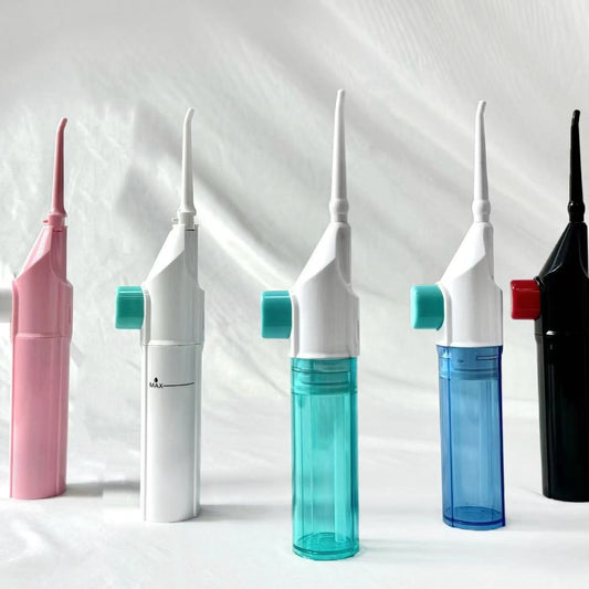 Cross-Border Water Floss Dental Cleaner Portable Manual High-Pressure Oral Irrigator Oral Cleaner Dental Cleaner - image 2