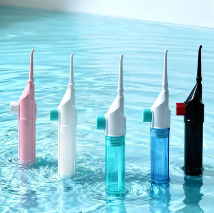 Cross-Border Water Floss Dental Cleaner Portable Manual High-Pressure Oral Irrigator Oral Cleaner Dental Cleaner - image 3