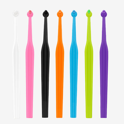 Interdental Brush with Replaceable Brush Head, Round Head, Soft Bristles, Suitable for Orthodontic Patients, Single-Tuft Toothbrush - image 4