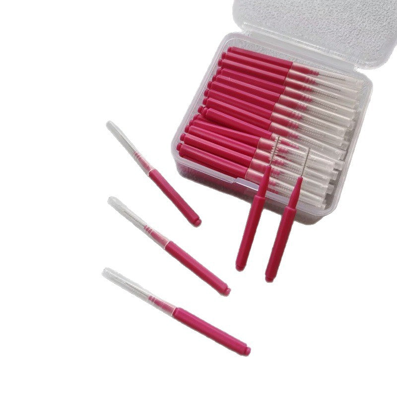 Orthodontic Interdental Brushes, Tooth Gap Cleaning Brushes, Interdental Care Brushes, Wholesale Cross-Border Trade Interdental Brushes, 50-Piece Box - image 5