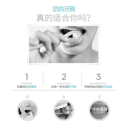 【Sgs Passed Ce】U-Shaped Electric Toothbrush for Adults, U-Shaped Dental Cleaner, Adult Oral Cleaner, Electric Toothbrush - image 2