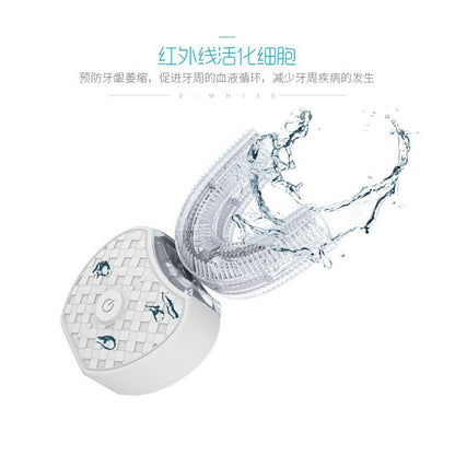 【Sgs Passed Ce】U-Shaped Electric Toothbrush for Adults, U-Shaped Dental Cleaner, Adult Oral Cleaner, Electric Toothbrush - image 3