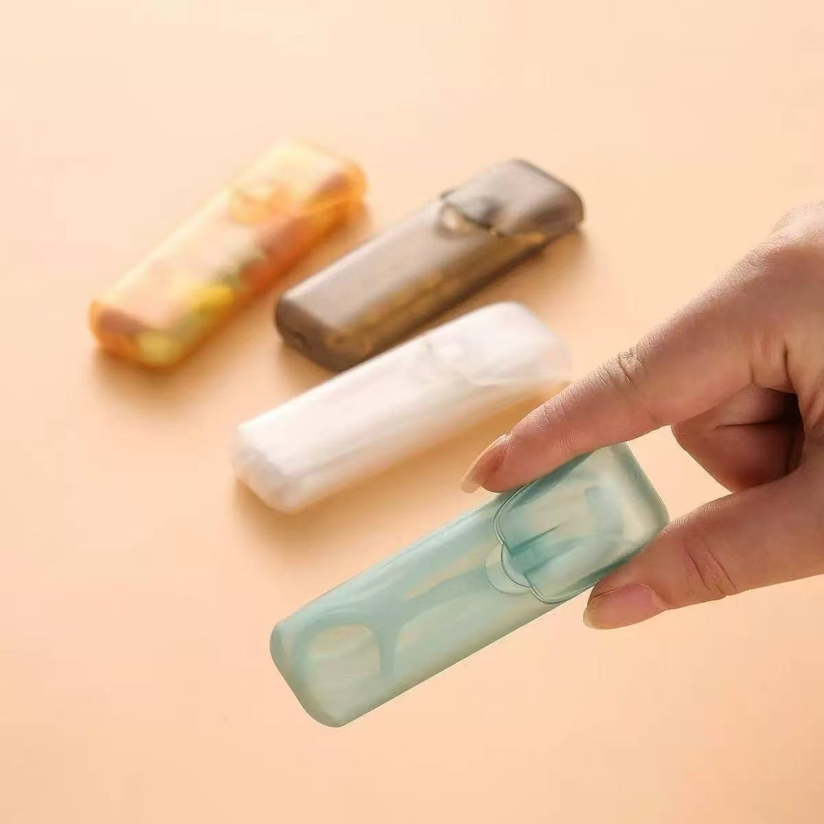 Ultra-Small Storage Box, Dental Floss Box, Portable Small Medicine Box, Mini Toothpick Storage Box, Portable Ear Pick and Cotton Swab Box - image 3