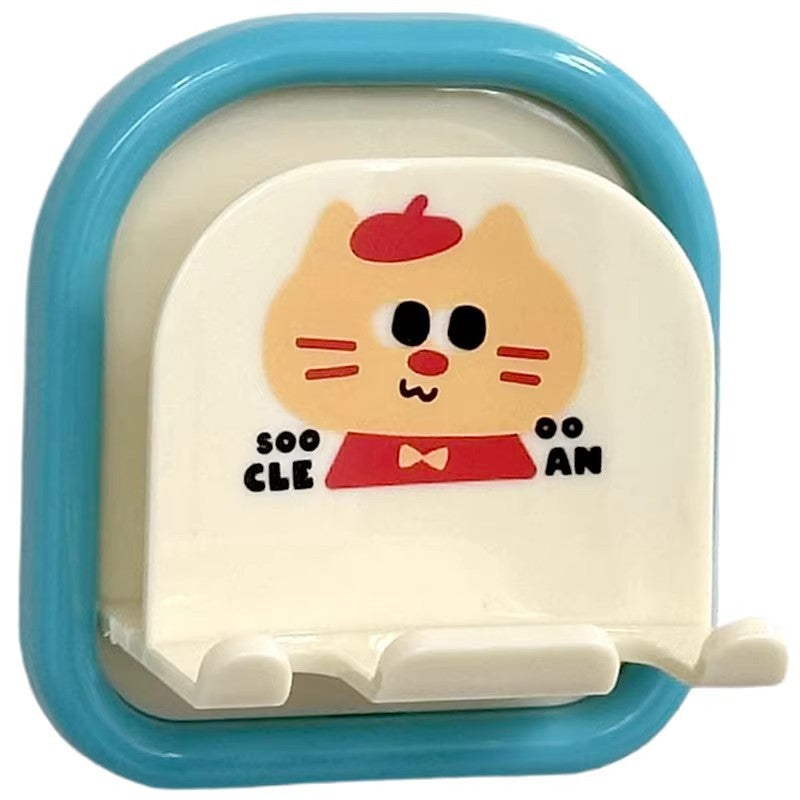 Children's Toothbrush Cup Holder, No-Drill Wall-Mounted Cute Cartoon Toothbrush Rack, Bathroom Anti-Mold Drainage Rack - image 5
