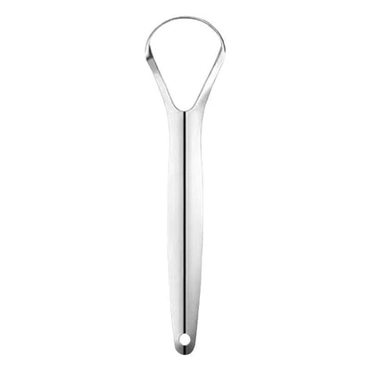 Stainless steel tongue scraper for adults, U-shaped tongue brush for bad breath removal, oral tongue cleaner, wholesale - image 5