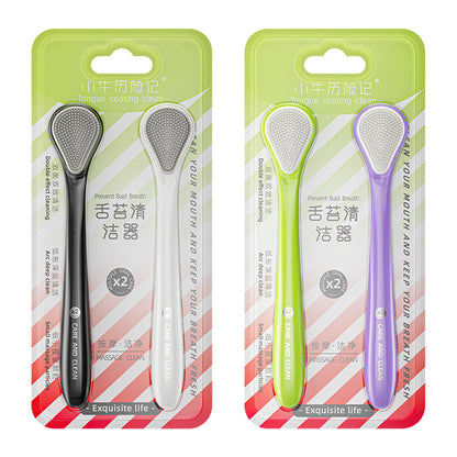 Little Cow's Adventure Tongue Scraper - Fresh Breath, Cross-Border Bestseller, Tongue Coating Cleaning Tool - image 5