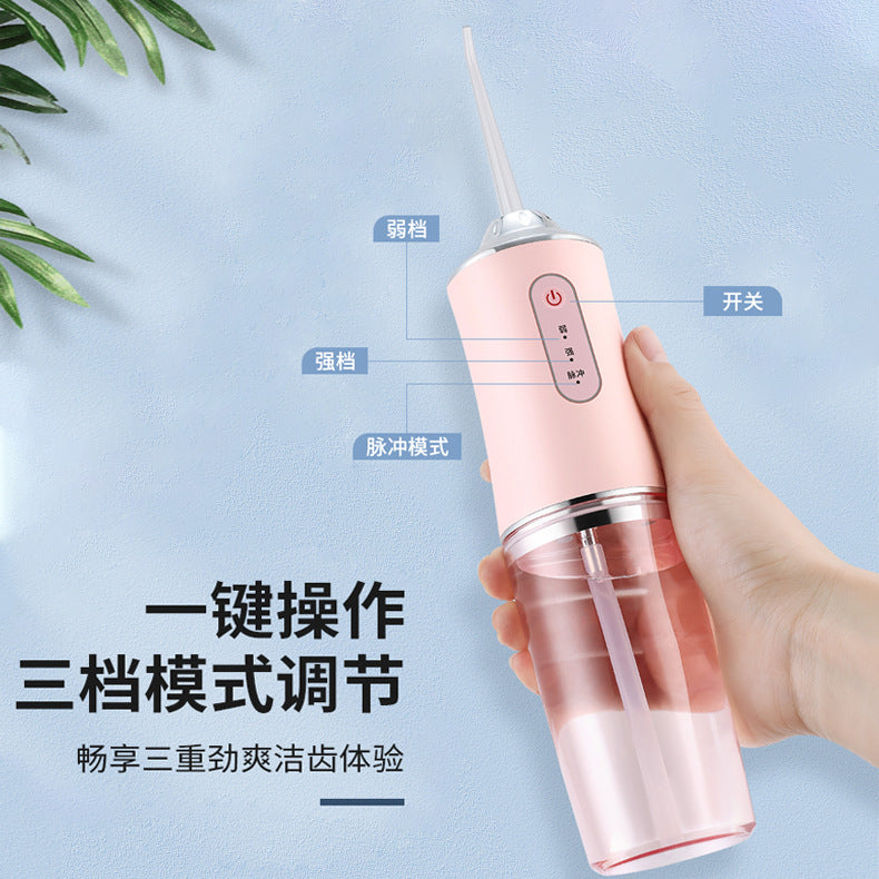 Popular Electric Dental Irrigator, Oral Tooth Cleaning Device, Tartar Remover, Portable Home-Use Dental Irrigator, Cross-Border - image 3
