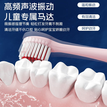 Children's Electric Toothbrush for Home and Travel, Soft-Bristle Toothbrush, Electric Children's Toothbrush, Fully Automatic Toothbrush, Cross-Border Wholesale - image 4