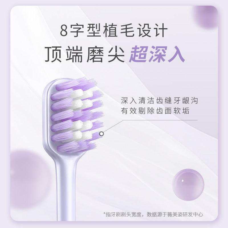 Shuke Wide Clean Dual-Pack Toothbrushes, Exquisite Wide Head for Deep and Gentle Cleaning, Shuke Toothbrush Wholesale and Dropshipping - image 3