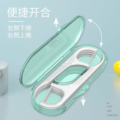 High-Quality Dental Floss Portable Box, Portable Floss Storage Box, Mini Portable Box, 10-Pack Toothpick Box - image 4