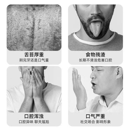 New Tongue Scraper Oral Cleaning Tool Stainless Steel Tongue Coating Cleaner for Men and Women to Remove Bad Breath Tongue Coating Stick - image 3