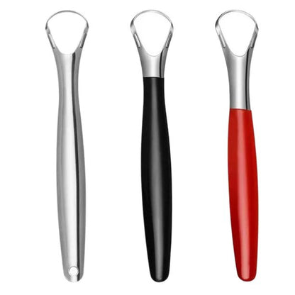 New Tongue Scraper Oral Cleaning Tool Stainless Steel Tongue Coating Cleaner for Men and Women to Remove Bad Breath Tongue Coating Stick - image 5