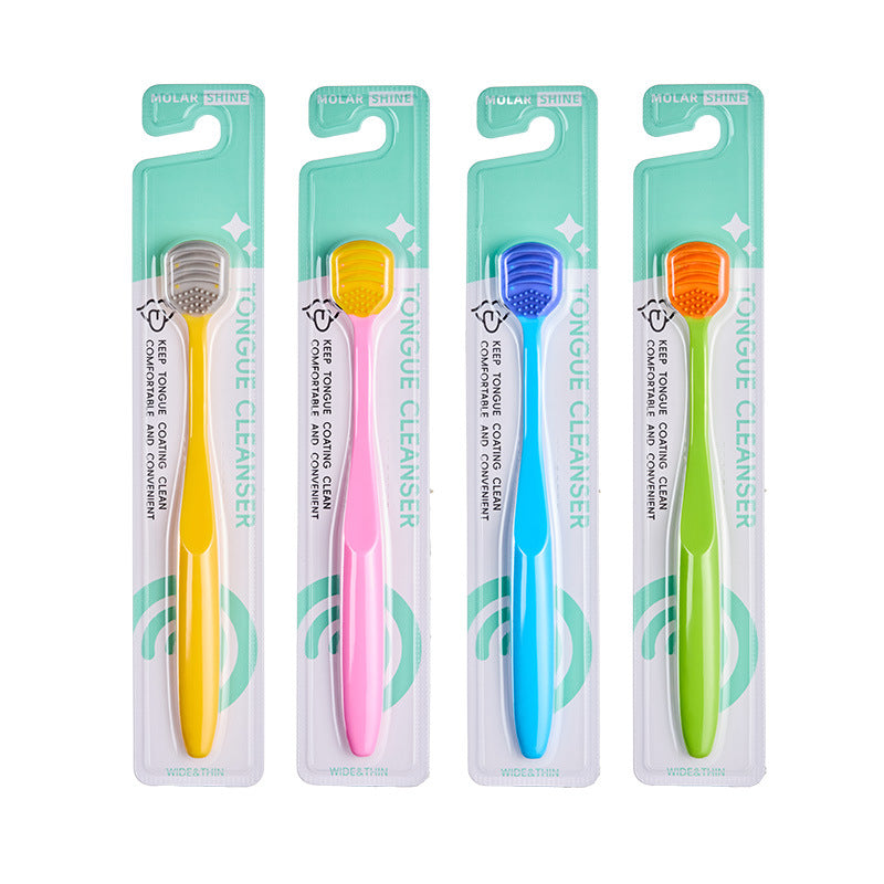 Double-Sided Tongue Cleaner, Soft Silicone Tongue Scraper, Removes Tongue Coating, Freshens Breath, Household Portable, Individually Packaged - image 5